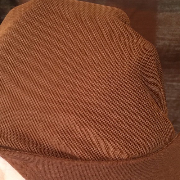 Cropped Brown/orange tank top with knot - Picture 5 of 7